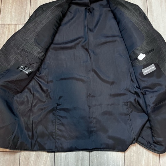 Michael Kors Mens Classic Fit Grey Two Button Blazer 44 - Picture 5 of 8